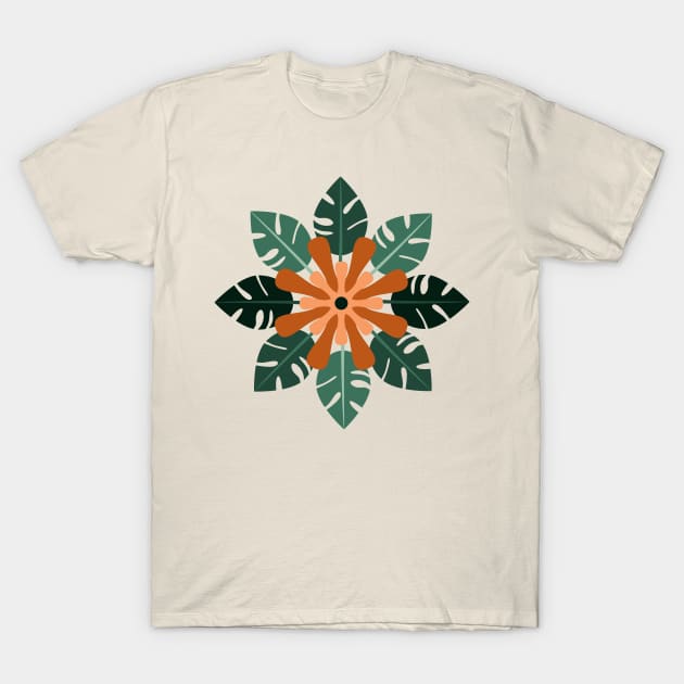 Tropical Flower T-Shirt by Olooriel